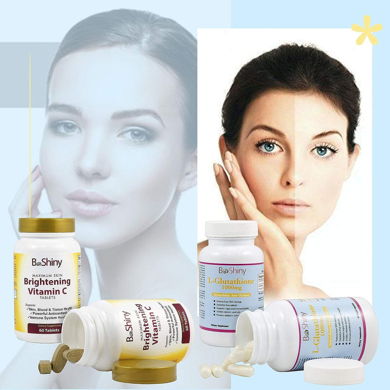 Vitamin C 1000mg Maximum Skin Brightening with Rose Hips and Bioflavonoids Immune Support Supplement, Antioxidant Tablets Healthy Aging, Builds Energy and Overall Well-Being