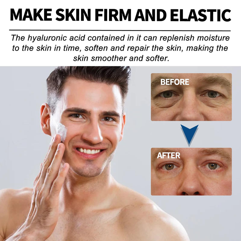 AMALIA Collagen Cream for Men, Anti-Aging Face Moisturizer with Retinol, Hyaluronic Acid and Vitamin E, 50g