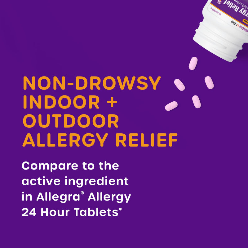 [Australia] - HealthCareAisle Allergy Relief - Fexofenadine Hydrochloride Tablets USP, 180 mg – 90 Tablets – Allergy Medication, Non-Drowsy 24-Hour Allergy Relief 90 Count (Pack of 1) 180mg 