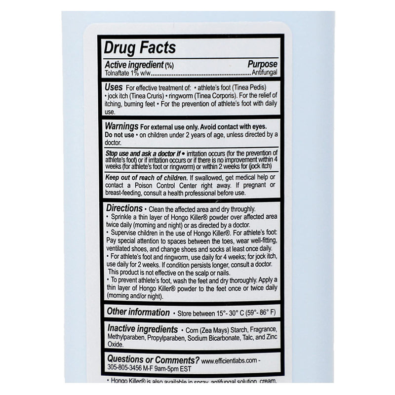 Hongo Killer Antifungal Powder - Athlete's Foot Treatment | Bottle