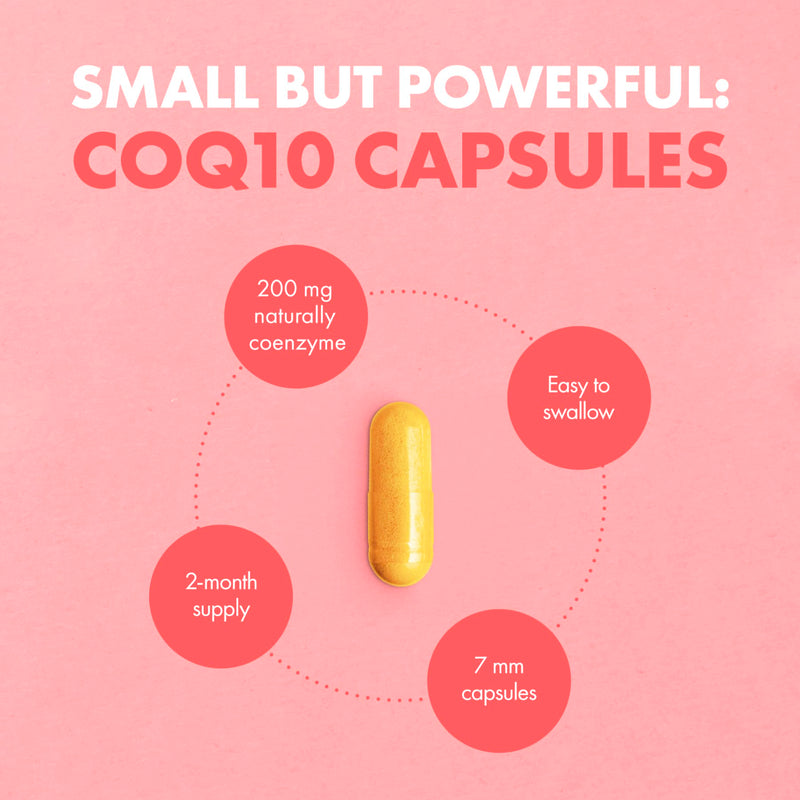 Premium CoQ10 Ubiquinone 200mg - Coenzyme Q10-120 Vegan Capsules - Naturally Fermented High Absorption - Heart, Energy & Fertility Support - Made in UK - Non-GMO - GMP Quality 120 count (Pack of 1)