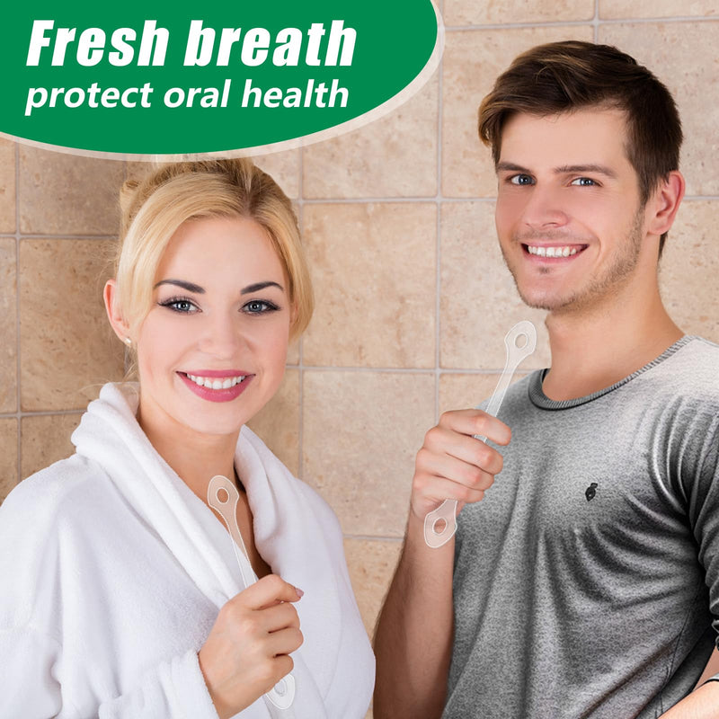 [Australia] - 25 Count Disposable Tongue Scraper, Plastic Tongue Cleaner for Adults and Kids, Tongue Scrubber for Oral Care, Promote Fresh Breath 25 Count 