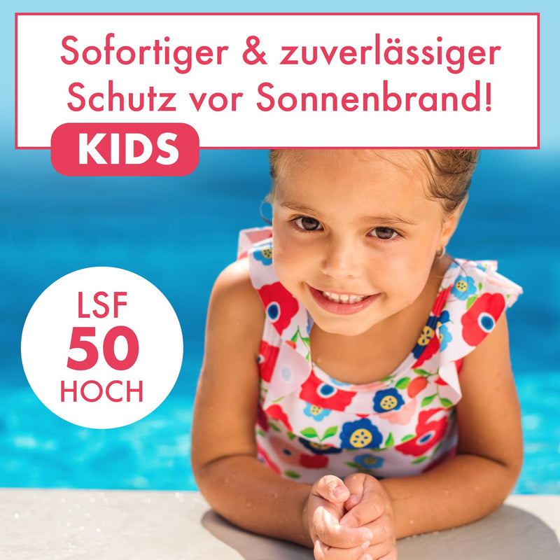 [Australia] - dulgon SPF 50 sun cream roller for children 100ml - protection against UVA & UVB radiation - waterproof & 24h moisture - sun cream for children fragrance-free, vegan & microplastic-free 1 piece 