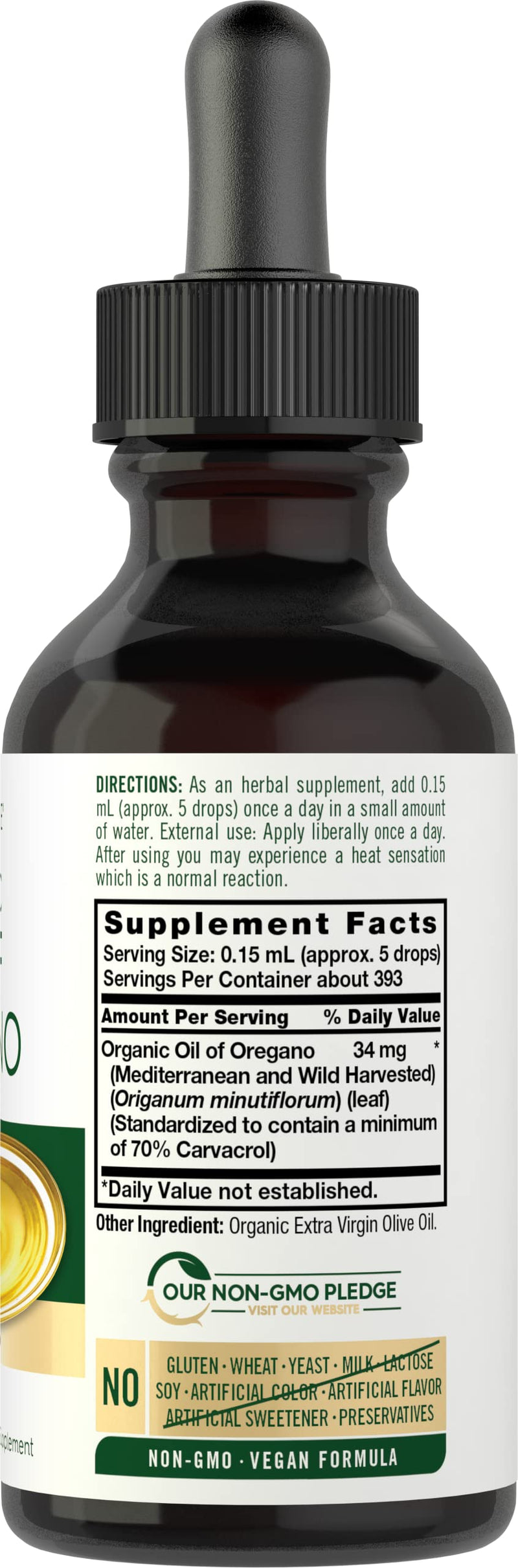 [Australia] - Carlyle Organic Oil of Oregano | 2 fl oz Liquid | Vegan | Non-GMO, Gluten Free Drops 