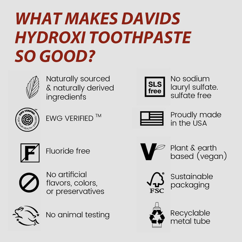 SP-8 Whitening Toothpaste | 8 Probiotics | Fluoride-Free & Long Time Fresh Breath 3.53 oz (2) 2