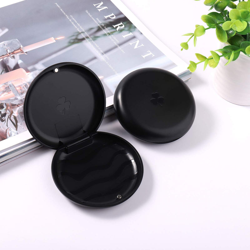 [Australia] - Retainer Cases,Solid Orthodontic Retainer Case (Black) Black 