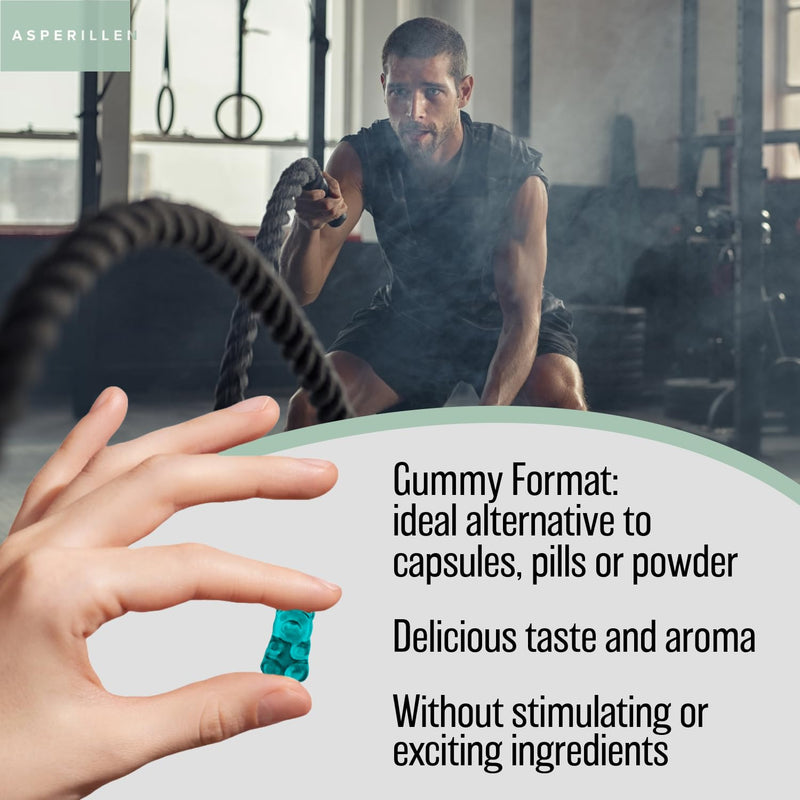 Creatine Monohydrate Gummies for Men & Women - Micronised Creatine for Physical Performance & Muscle Power - Vegan Creatine, Gluten-Free, Non-GMO, Blueberry Flavour, 60 Gummies