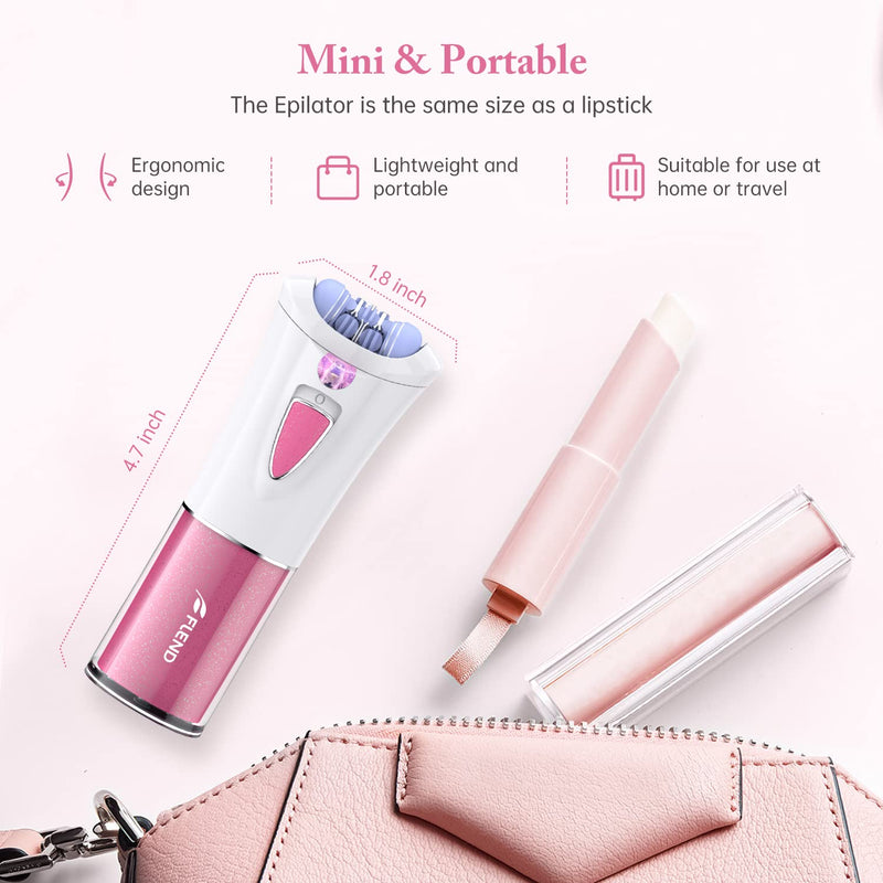 [Australia] - Epilator Women, Facial Epilator Women with LED Light Women Wireless Epilator Face Body Hair Removal Electric Hair Remover Women's Epilator for Face Body Armpit Bikini Leg Mini 