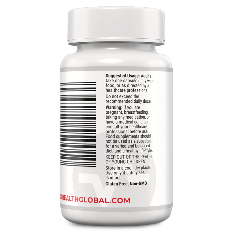 10X Health 5-MTHF Methylfolate - 60 Capsules Methylated Folic Acid with Magnesium - Bioactive Vitamin B9 for Brain, Heart & Neurotransmitter Synthesis - Bioavailable Methyl Folate Supplements