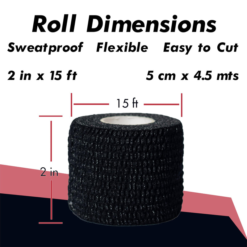 Athletic Tape for Weightlifting, 3 Pack Premium Grip Tape, 2"" Wide, Finger Wrap forCrossfit, Finger Tape, Wrist Tape to care of your fingers, Gym Tape for support in your lifts.