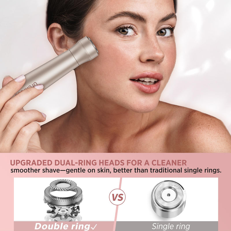 [Australia] - Electric Foil Razor Rechargeable for Women: Hair Removal for Women Face Legs Underarms Bikini Use 