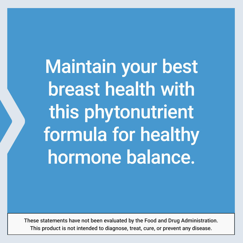 Life Extension Breast Health Formula, 60 Capsules | Broccoli, Soy Isoflavones, Indole-3-Carbinol & Vitamin D3, Women's Health, Gluten-Free & Non-GMO
