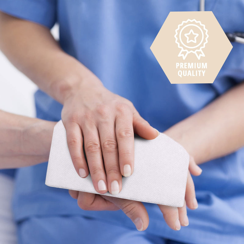 [Australia] - MED PRIDE Platinum Personal Care Towels [90 Pack]- Ultra Soft Dry Wipes- Disposable & Unscented for Baby Or Senior Care & Adults - Sanitary for Hand, Face, Body Or Incontinence- 12.5''x11'' 