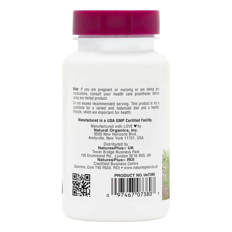 NaturesPlus Herbal Actives Tri Immune Tablets - Triple Action Immune Support with Zinc and Vitamin C, Olive Leaf, Arabinogalactans, Andrographis - Vegetarian, Gluten Free - 60 Tablets 60 count (Pack of 1)