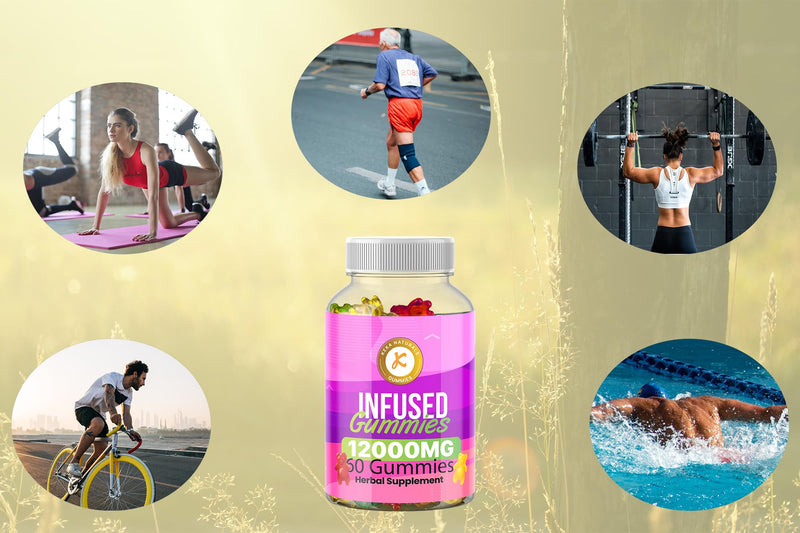 Premium Gummies | 12000mg | 60 Gummies | Max Strength | Made in UK