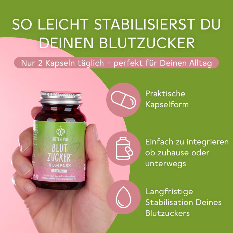 [Australia] - BitterLiebe Blood Sugar* Complex for the natural regulation of blood sugar levels (1) 1 