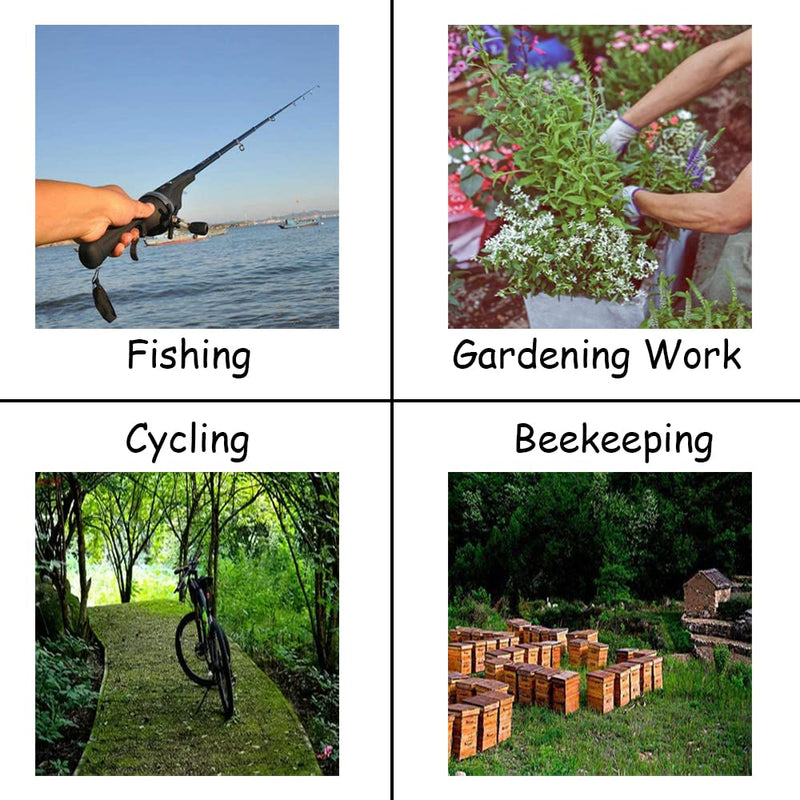 [Australia] - 2 pcs bee Keeping Veil hat Beekeeper bee Keepers Hats gnats Insect Bug Mosquito Cap with net Netting for Men Kid One Size 2pcs White 