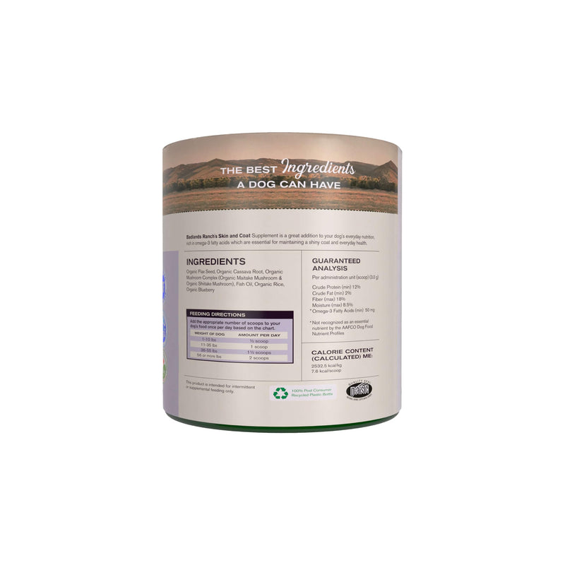 Skin & Coat Canine Supplement w/Omega-3 Fatty Acids, Org. Ingredients, Antioxidant Topper, Nourish Coat &Paws, Joint, Support Shiny Coat & Healthy Skin by Katherine Heigl (30 Scoops) - PawsPlanet Australia