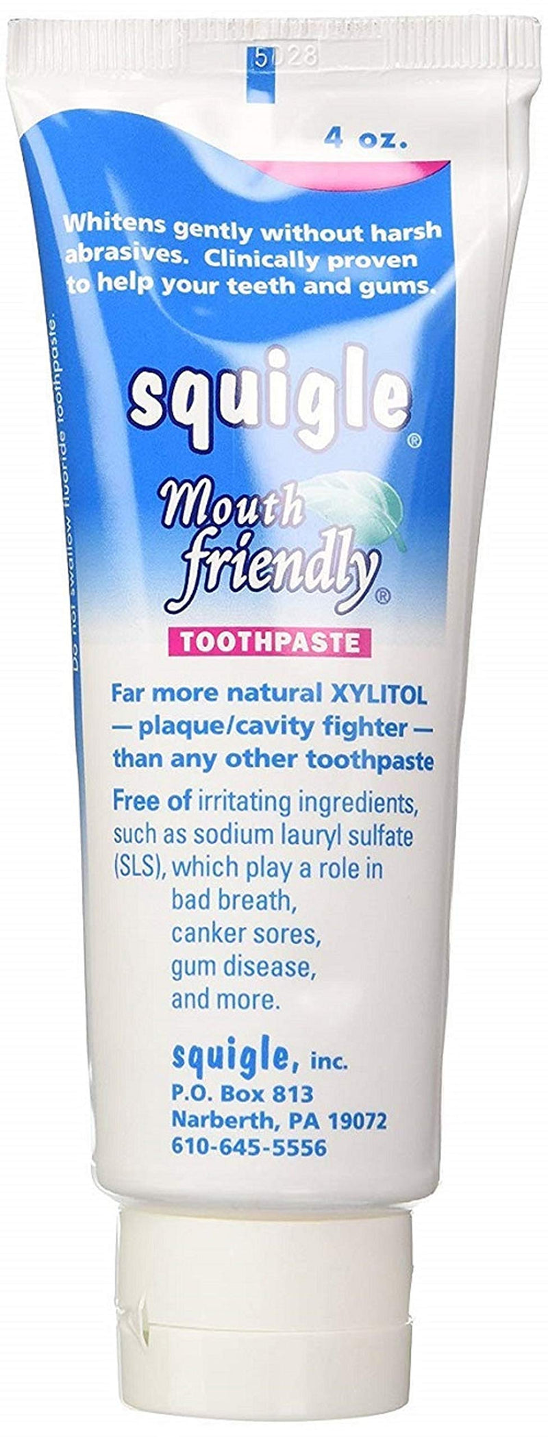 [Australia] - Squigle Enamel Saver Toothpaste (Canker Sore Prevention & Treatment) Prevents Cavities, Perioral Dermatitis, Bad Breath, Chapped Lips - 2 Pack 
