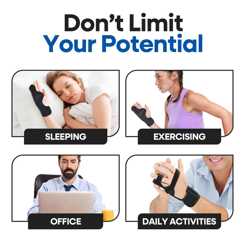 Metacarpal Finger Splint Hand Brace | Little Pinky Finger Splint For Boxer Fractures l Broken Ring or Hands Cast |Trigger Immobilizer Straightener l Ulnar Gutter Support | Boxer Brace | RIGHT S/M Small/Medium (Pack of 1)