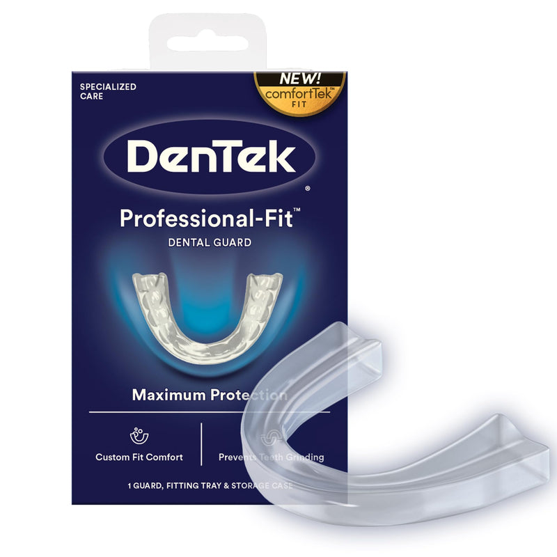 [Australia] - DenTek Professional-Fit Dental Guard, Mouth Guard for Grinding Teeth at Night, 1 Count 1 Count (Pack of 1) 