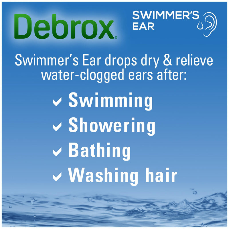 [Australia] - Debrox Swimmer’s Ear Drops, Ear Drying Drops for Adults and Kids, 1 Fl Oz 1 Fl Oz (Pack of 1) 
