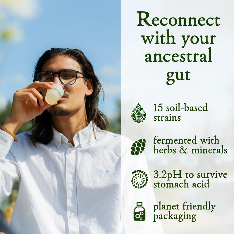 MICROBZ Breathe Liquid Probiotics for Gut Health – Award-Winning Probiotic Supplement with 15 Strains & Fermented Herbs for Respiratory Health – Gluten Free & Vegan Probiotic Drink – 31 Servings 7. Breathe
