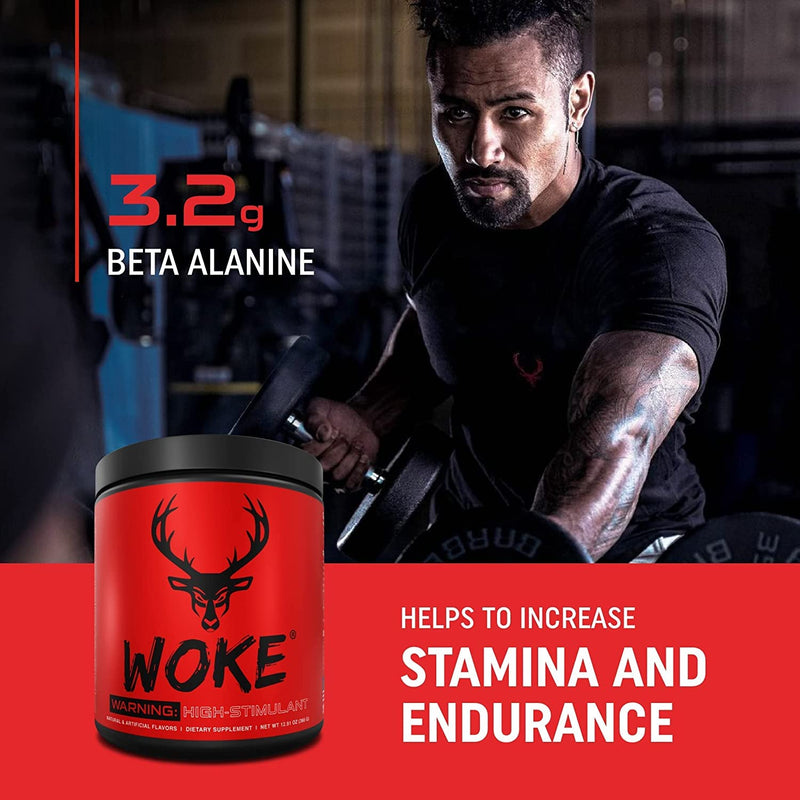 [Australia] - Bucked Up - Woke - HIGH STIM Pre Workout - Best Tasting - Focus Nootropic, Pump, Strength and Growth, 30 Servings (Rocket Pop) Rocket Pop 