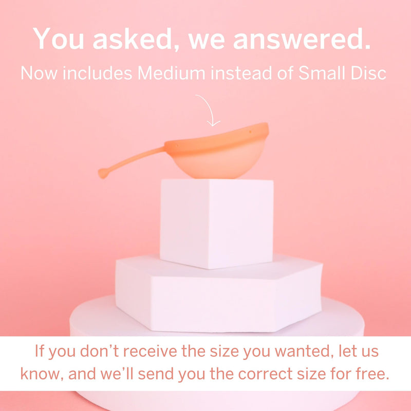 [Australia] - Menstrual Discs with Sterilizer - Ranked 1 for Most Comfortable Soft Reusable Period Disc - Kills 99.9% of Germs with Cleaner Steamer - Wash Your Disc in 3 Minutes! - Compact Sanitizer Kit 