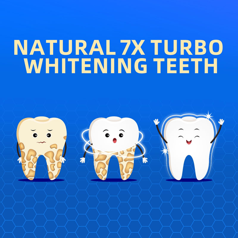 [Australia] - 3-Pack 7X Turbo Whitening 18% Nano Hydroxyapatite Bee Wasp Venom Toothpaste for Remineralizing Enamel Repair,Sensitive Relief,Anti-Gingivitis,Anti-Cavity,Anti-Plaque -150 MIN Fresh Breath Refreshing Mint 1.23 Ounce (Pack of 3) 