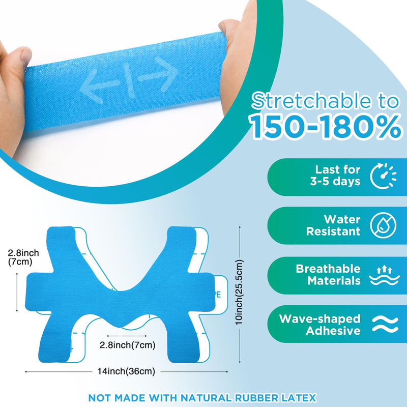 [Australia] - OK TAPE Precut Kinesiology Ankle Tape, 10 Pcs, Pain Relief, Prevent Ankle Sprain, Provide Support for Ankle Ligament, Elastic Athletic Tape, Breathable K Tape for Daily use - Beige 