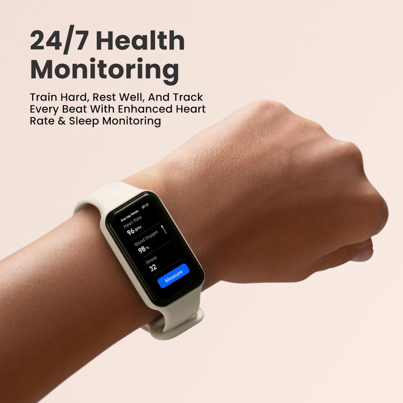 [Australia] - Amazfit Band 7 Fitness and Activity Trackers and Smartwatches, Heart Rate, SpO2, Sleep Analysis, Amazon Alexa Built-In, 18-Day Battery, Black 