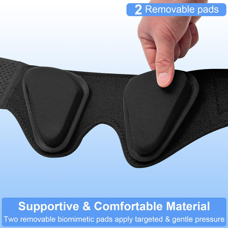 Comfortable Hernia Belt Truss for Men & Women - Custom Fit Double/Single Inguinal/Sports Hernia Support Groin for Left Right|Upgraded Hernia Braces/Adjustable Straps for Pre&Post Surgery Pain Relief