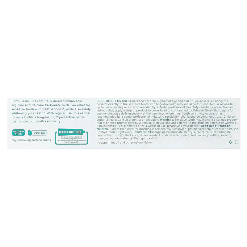[Australia] - Tom's of Maine Sensitive + Whitening Fluoride-Free Toothpaste, 4.0oz 4 Ounce (Pack of 1) 