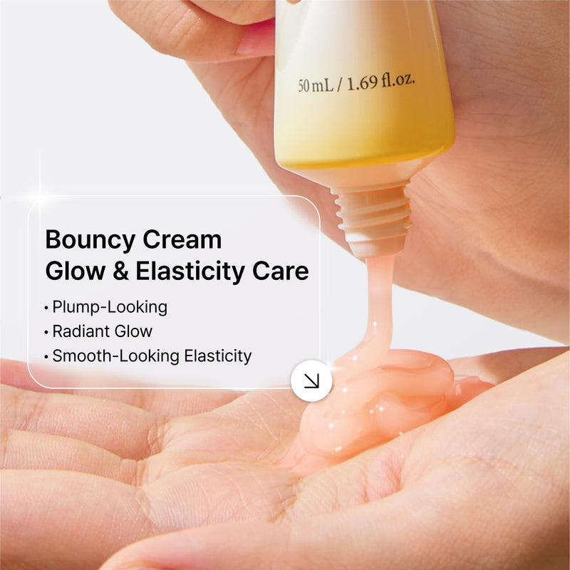 I.st Collagen VC Bounce Cream, Smooth Radiant Glow, Korean Face Moisturizer with Collagen & Vitamin Complex, Hydrating Makeup Base, 1.69 Fl Oz