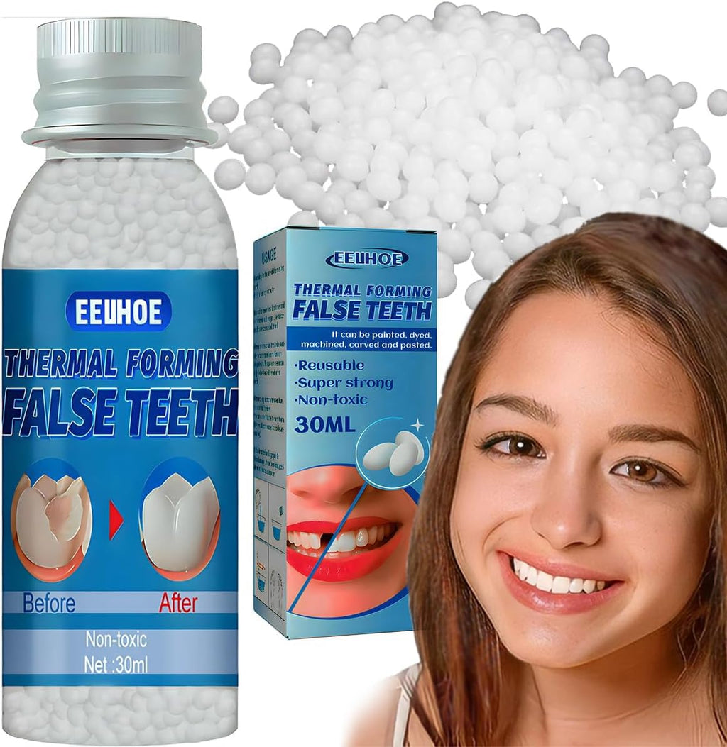 Fake Teeth Repair Kit, Provisional Fake Teeth Replacement Kit for Provisional Restoration 【100% New 30Ml -1 Bottle】 100% New 30Ml -1 Bottle