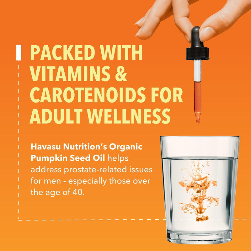 [Australia] - Pumpkin Seed Oil - USDA Organic - Cold Pressed for Hair, Prostate, and Hormone Support - 2 Month Supply - Liquid Drops for Men and Women - Vegan, Non-GMO, and Gluten Free - Unflavored, 1 Fl Oz 