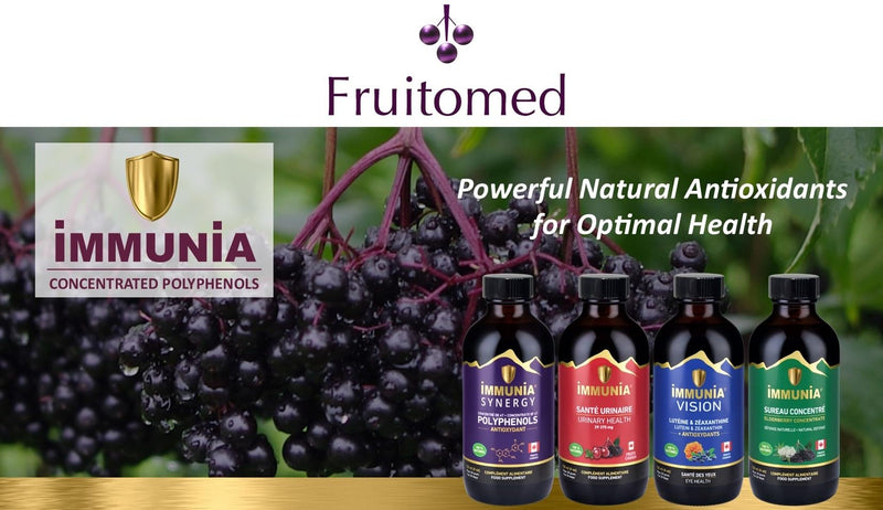Urinary Health. Cranberry & Elderberry Concentrate. Fruits from Canada. Natural Antioxidant. Delicious Taste. 5 ml/Day 1 bottle