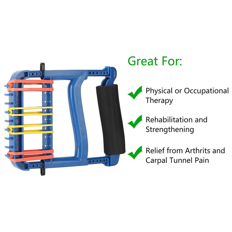 [Australia] - Hand Exerciser,Strength Training Grip Strengthener for Physcial Therapy,Blue 