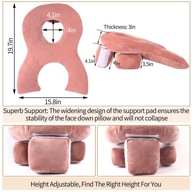 [Australia] - Face Down Pillow After Eye Surgery Recovery Equipment, Comfortable Retinal Detachment Pillow, Vitrectomy Macular Hole Recovery Equipment for Post Eye Surgery Recovery 
