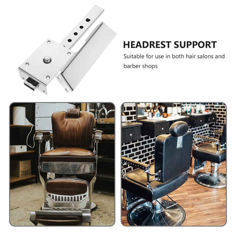 [Australia] - Barber Chair Replacement Headrest Bracket Support for Salon and Barber Chairs Ergonomic Design Easy Installation 11.65X3.14X1.69 Inches 