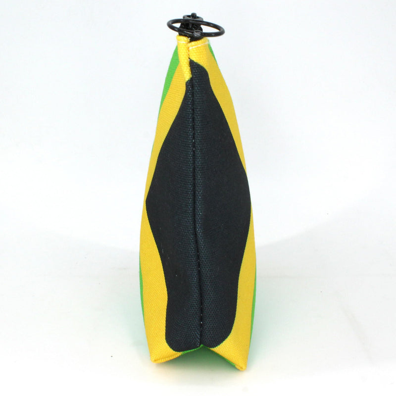 Canvas Makeup Bag Travel Toiletry Bag Makeup Bag for Women Girls Jamaica Flag Reggae(Jamaican-20PCS) JA-20