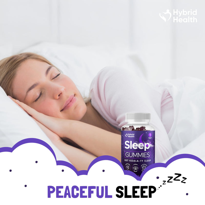 Sugar Free Sleep Gummies x 60 | Maximum Strength | with Ashwagandha, Magnesium, Chamomile Extract | Natural Berry Flavoured | Get Koala-Ty Sleep 1 count (Pack of 60)