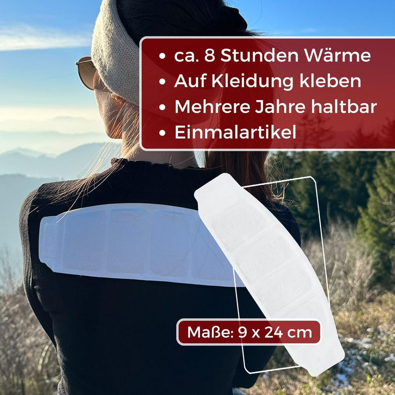[Australia] - THERMOPAD neck warmer - THE ORIGINAL: 10x heat pads for 8 hours of heat I Ready-to-use heat pad with extra warm heat pads - ideal heating pad for the neck, shoulder and back area 10 pieces 