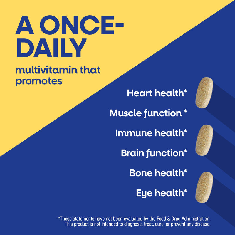 Nature's Way Alive! Men’s Daily Ultra Potency Multivitamin Tablets, 60 ct | Complete High Potency Men’s Daily Vitamin Promotes Heart & Muscle Function*, B-Vitamins, Zinc and Antioxidants 60 Count (Pack of 1)