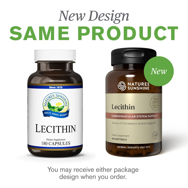 [Australia] - Nature's Sunshine Lecithin 180 Softgels 