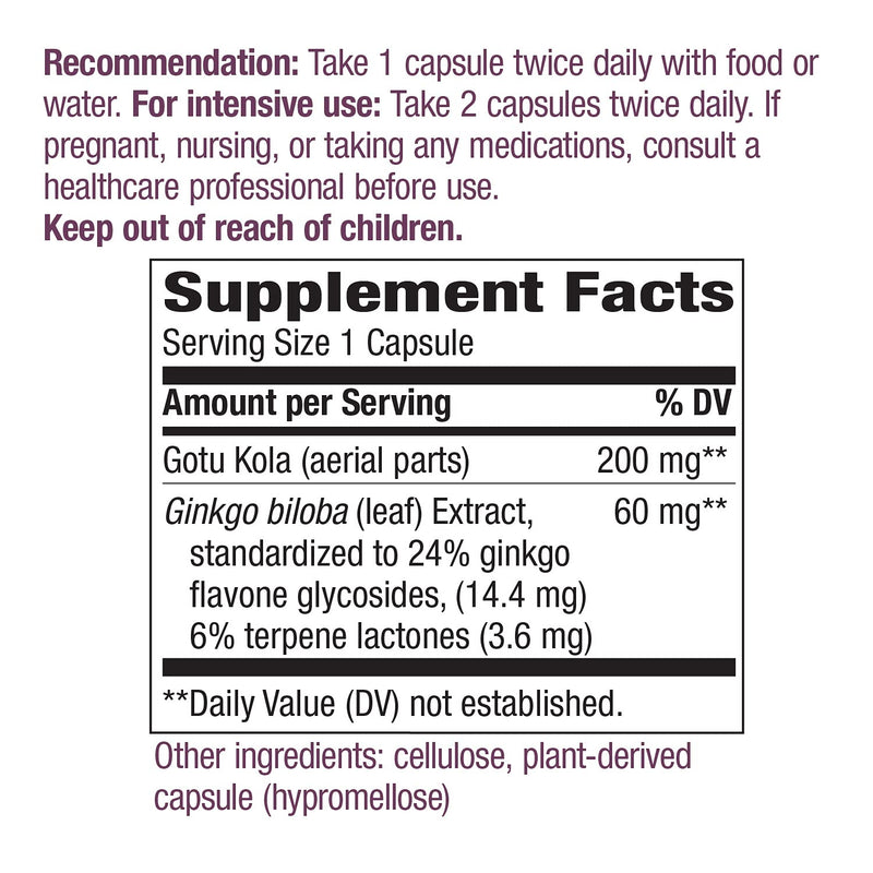 [Australia] - Nature's Way Ginkgold, Supports Memory and Concentration*, 60 Capsules 