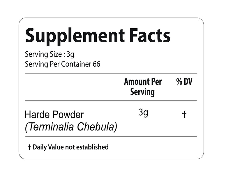 [Australia] - bixa BOTANICAL Haritaki Powder | Terminalia Chebula | 200 Grams / 7 OZ | Ayurvedic Herbal Supplement | Gluten Free, Non-GMO, Steam Treated, Vegan, 100% Pure. 7 Ounce (Pack of 1) 
