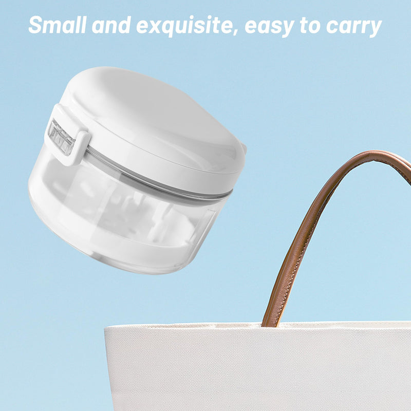 [Australia] - 1 Pcs Automatic Rising Denture Bath Box Cup Complete Clean Care for Dentures Braces Cleaner Cup 