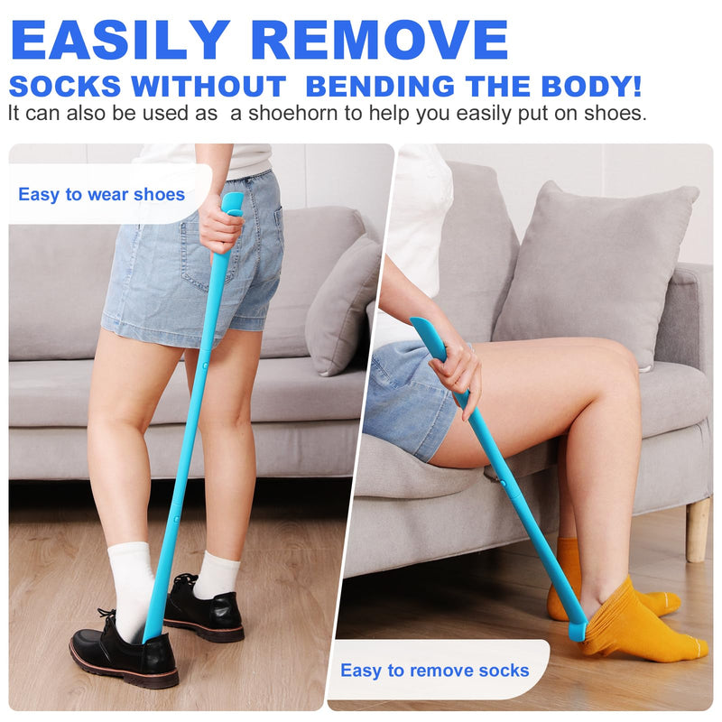[Australia] - Easy On Easy Off Device for Putting On Socks and Removing Socks Or Stockings, Sock Aid Device for Seniors, Sock Assistant Device No Bending, Sock Puller Aid for Men and Women with Limited Mobility 